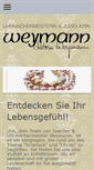 Mobile Screenshot of juwelier-weymann.de